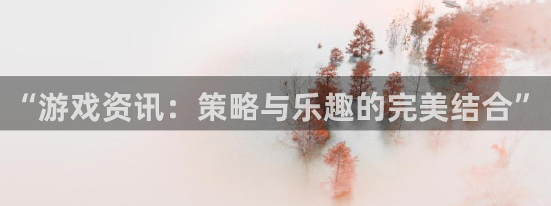 高德娱乐4招商：“游戏资讯：策略与乐趣的完美结合”