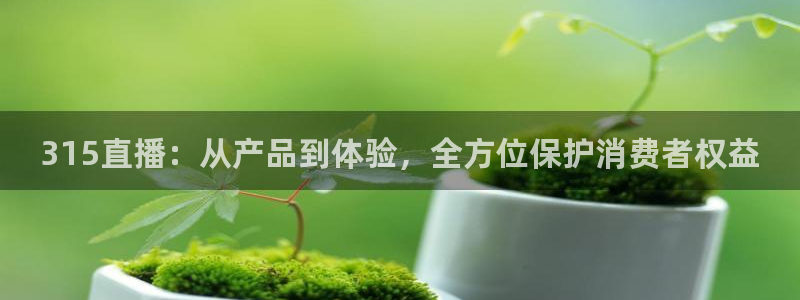 斗球app免费观看：315直播：从产品到体验，全方位保护消费者权益
